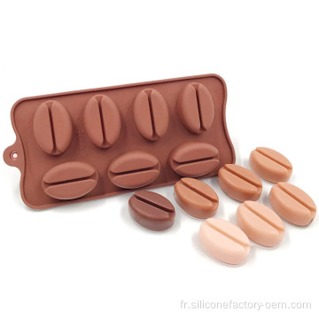 Moule de moule au chocolat en silicone personnalisé plateau en gros